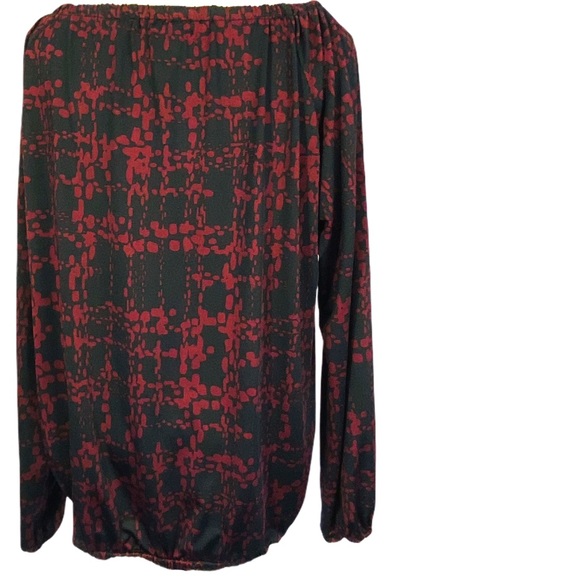 VERVE ami beautiful gathered neckline blouse new large - Picture 3 of 3